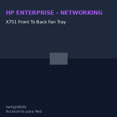 X751 Front To Back Fan Tray