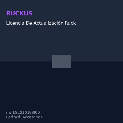 Licencia De Actualización Ruckus Partner Watchdog, Para Zonedirector 1106, 1 Ap, 1 Añ
