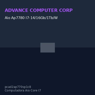 Aio Ap7780 I7-14/16Gb/1Tb/W