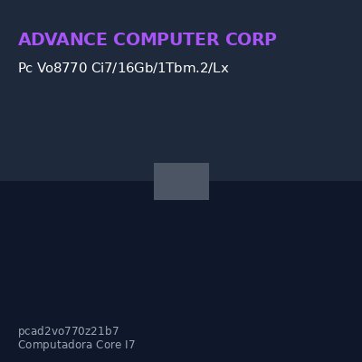 Pc Vo8770 Ci7/16Gb/1Tbm.2/Lx