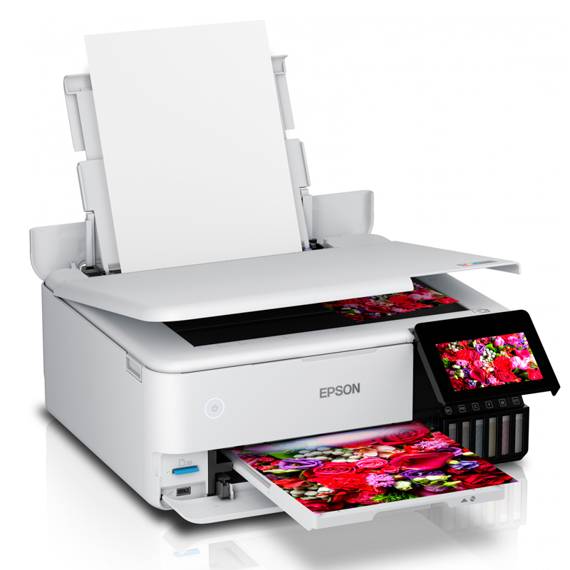 Multifuncional De Tinta Epson Ecotank L8160, Imprime/Escanea/Copia, Lan/Wi-Fi/Usb 2.0