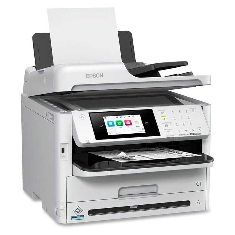 Impresora Multifuncional Epson Wf-M5899, Imprime / Escanea / Copia / Fax / LAN / WiFi