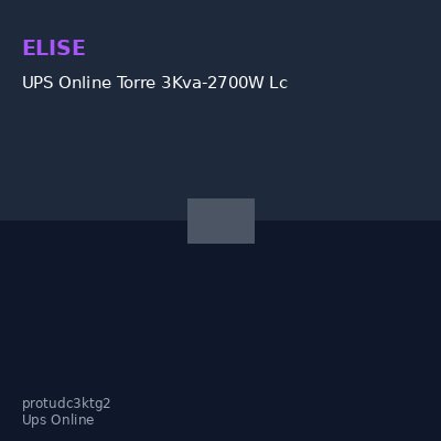 UPS Online Torre 3Kva-2700W Lc