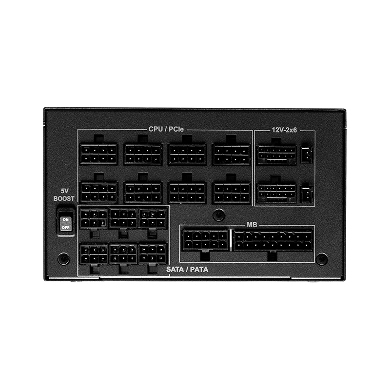 Fuente De Alimentación Asrock, Pg-1600G, 1600W, Atx, 80 Plus Gold.1 Conector ATX
