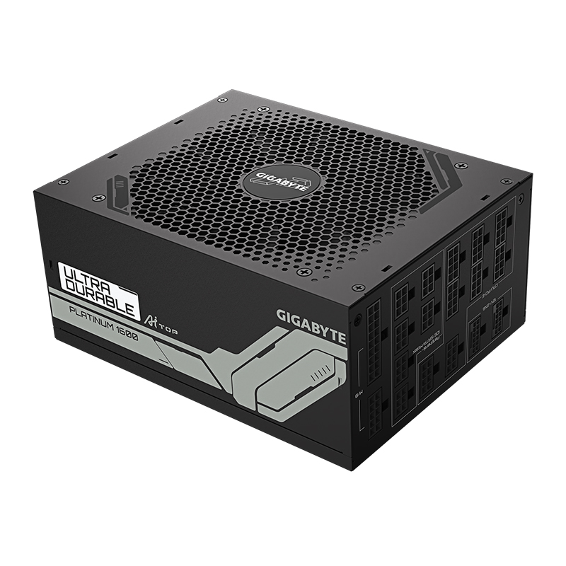 Fuente De Alimentación Gigabyte Ud1600Pm Pg5 AI Top, 80 Plus Platinum, 1600W, Formato