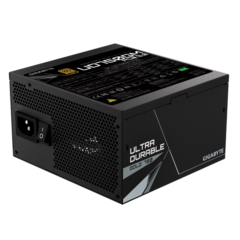 Fuente De Alimentación Gigabyte Ud750Gm Pg5, 750W, 80 Plus Gold Certified, Formato At
