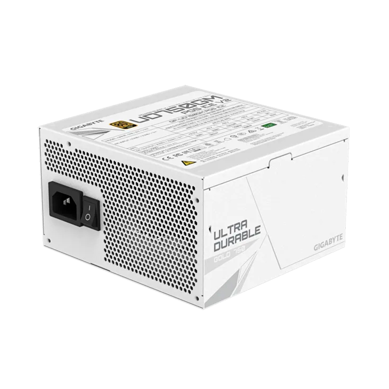 Fuente De Alimentación Gigabyte Ud750Gm Pg5 V2 Ice 750W, 80 Plus Gold, Formato Atx. @