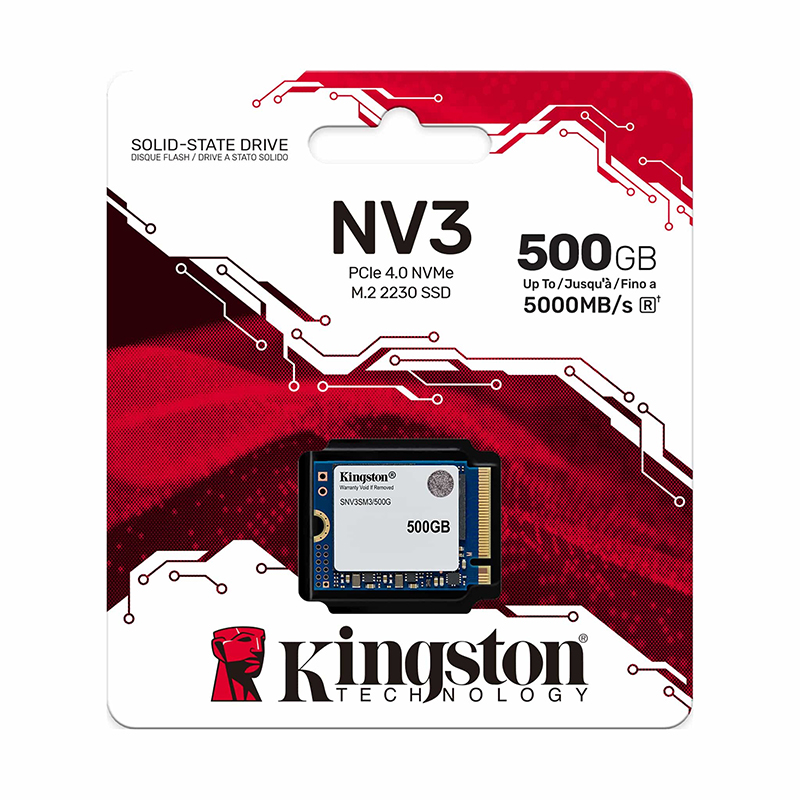SSD Kingston Nv3 PCIE 4.0 NVME De 500 Gbmejora La Velocidad De Tu Equipo Con El