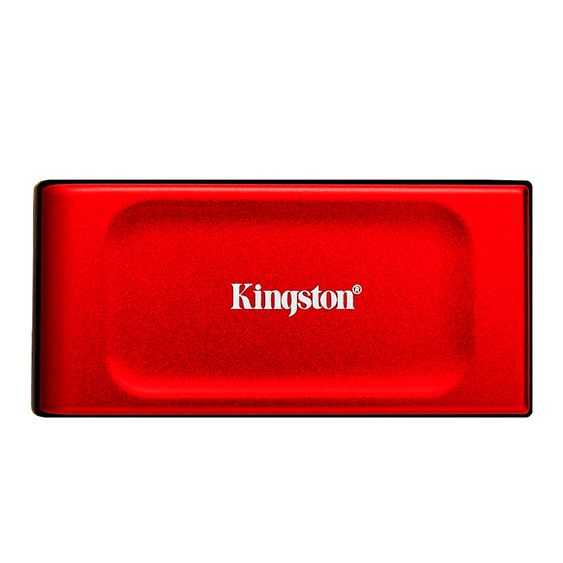 Unidad En Estado Sólido Externa Kingston Xs1000, 2Tb, USB 3.2 Gen 2 Tipo-C, Color Roj