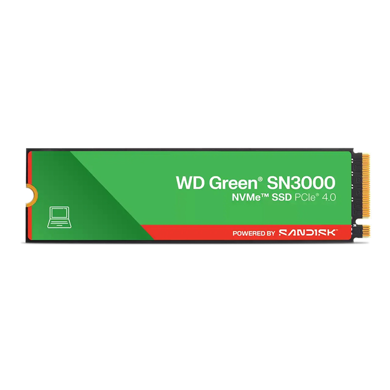 Unidad En Estado Solido Wd Green Sn3000 NVME 500GB M.2 2280, PCIE Gen 4.0 X4, NVME @@