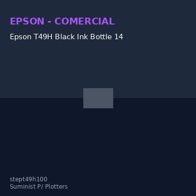 Epson T49H Black Ink Bottle 14
