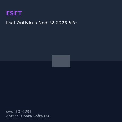 Eset Antivirus Nod 32 2026 5Pc