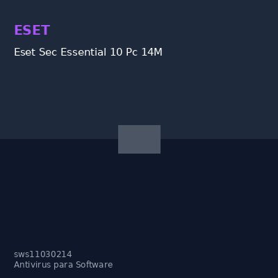Eset Sec Essential 10 Pc 14M