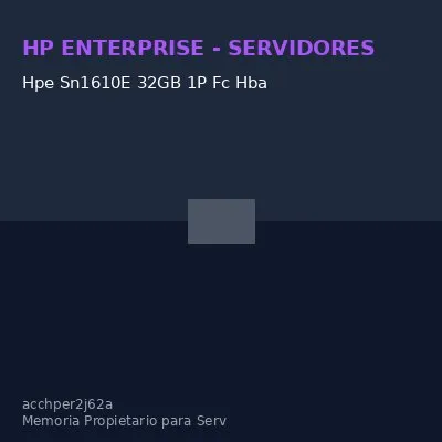 Hpe Sn1610E 32GB 1P Fc Hba