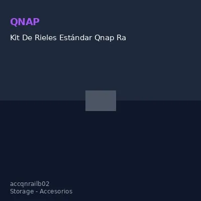 Kit De Rieles Estándar Qnap Rail-B02Los Kits De Rieles De Qnap Ayudan A Instal