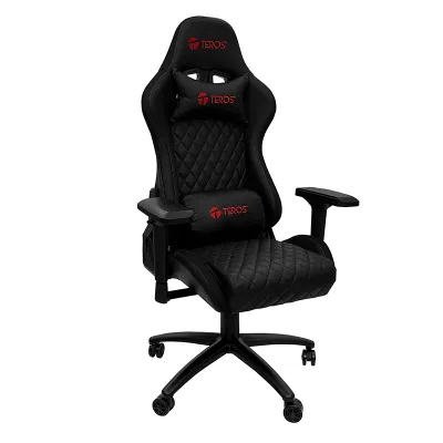 Silla Gamer Teros Te-8121N, Negrola Silla Gamer Teros Te-8121N Combina Comodidad