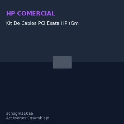 Kit De Cables PCI Esata HP (Gm110Aa), Para Convertir 2 Puertos SATA Internos En Exter