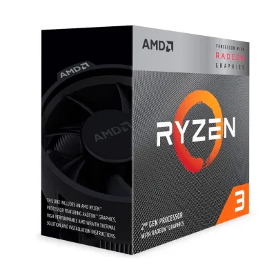 Procesador AMD Ryzen 3 3200G, 3.60Ghz, 4MB L3, 4 Core, Am4, 14Nm, 65 W.integra V