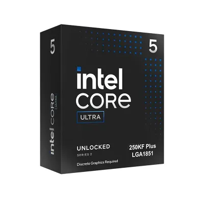 Procesador INTEL Core Ultra 5 250Kf Plus 4.2 / 5.3Ghz, 30MB INTEL Smart Caché, Lga185