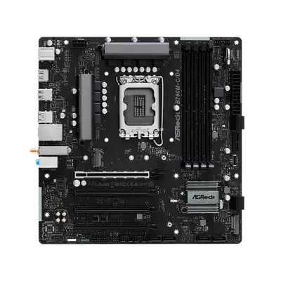 Motherboard Asrock B760M-C/D4, Chipset INTEL B760, Lga1700, Matxsoporta Procesad