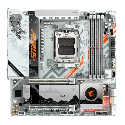 Motherboard Gigabyte B850M Aorus Elite Wifi7 Ice-P, Chipset AMD B850, Socket AMD Am5,