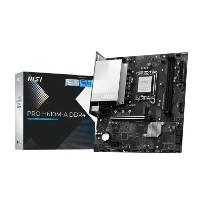 Motherboard MSI Pro H610M-A Ddr4, Chipset INTEL H610, Lga1700, Matxsoporta Proce