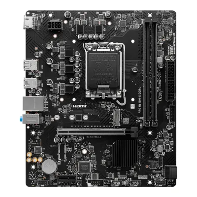 Motherboard MSI Pro H610M-S Ddr4, Chipset INTEL H610, Lga1700, Matxsoporta Proce
