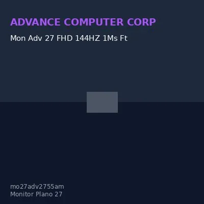 Mon Adv 27 FHD 144HZ 1Ms Ft