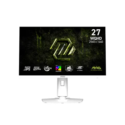 Monitor Plano Gamer MSI Mag 274Qrfwx32, 27 Wqhd Fast Ips, 320Hz, 0.5Ms, Hdmi, DP @@@