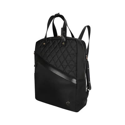 Backpack Teros Roseann Ii Te-9050Bk, Para Notebooks De Hasta 14.1 - Color Black