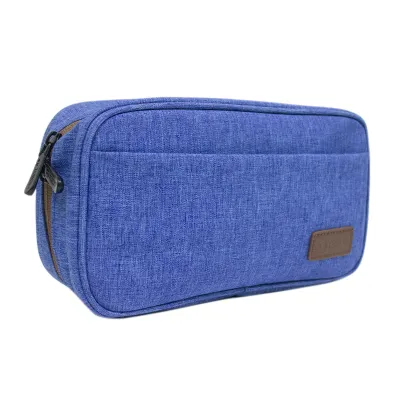 Cartuchera / Estuche / Organizador / Portacables Teros Te-Acs9016, Azulcartucher