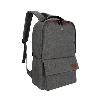 Backpack Teros City Ii Te-9028-2Gr, Para Notebooks De Hasta 15.6 - Color Grismu