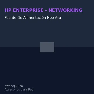 Fuente De Alimentación Hpe Aruba X372, 1050W, Voltaje De Entrada 110V - 240Vac.