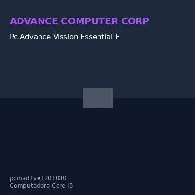 Pc Advance Vission Essential E1 1220Hx, INTEL I5-14450Hx 2.40.Ghz Pcore 4.80GHZ 20MB