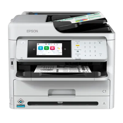 Impresora Multifuncional Epson Wf-M5899, Imprime / Escanea / Copia / Fax / LAN / WiFi
