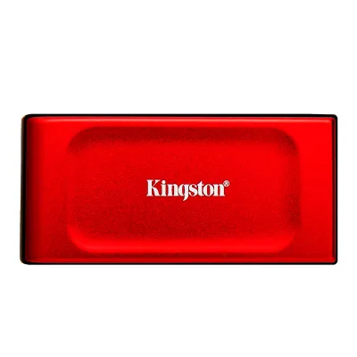 Unidad En Estado Sólido Externa Kingston Xs1000, 1Tb, USB 3.2 Gen 2 Tipo-C, Color Roj