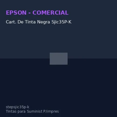 Cart. De Tinta Negra Sjic35P-K
