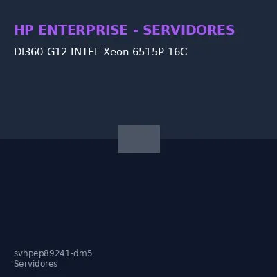 Dl360 G12 INTEL Xeon 6515P 16C