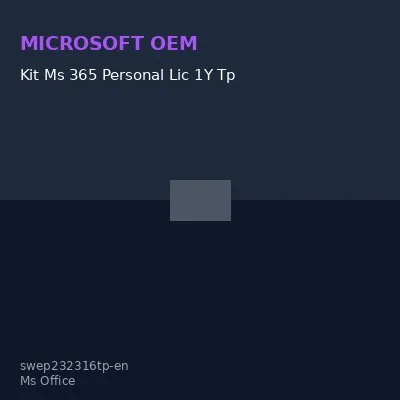 Kit Ms 365 Personal Lic 1Y Tp
