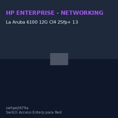 La Aruba 6100 12G Cl4 2Sfp+ 13