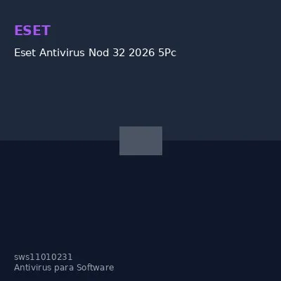 Eset Antivirus Nod 32 2026 5Pc