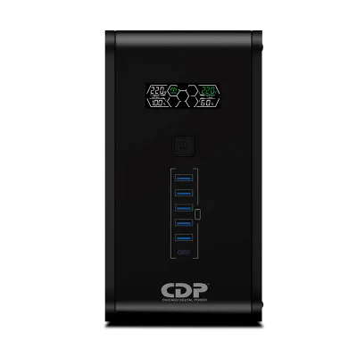 UPS Interactivo Cdp (Chicago Digital Power) R-Smart 1210I, 1200Va/720Wes Un UPS