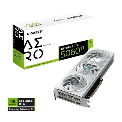 Tarjeta De Video Gigabyte Geforce RTX 5060 TI Aero Oc 8G, 8GB Gddr7, PCIE Gen 5.0 @@@