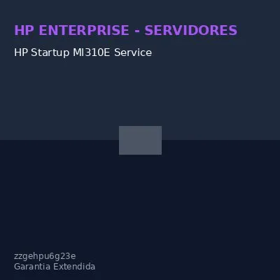 HP Startup Ml310E Service