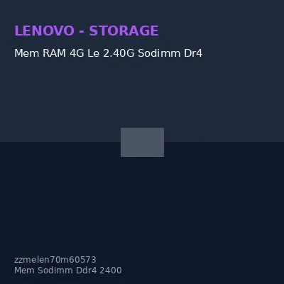 Mem RAM 4G Le 2.40G Sodimm Dr4