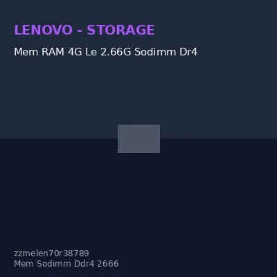 Mem RAM 4G Le 2.66G Sodimm Dr4
