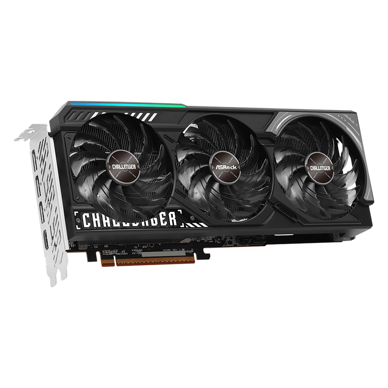 Tarjeta De Video Asrock AMD Radeon RX 9070 Challenger 16Gb, 16GB Gddr6, PCI-E 5.0 X16