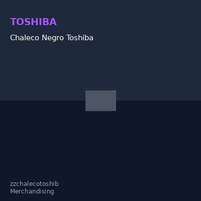 Chaleco Negro Toshiba