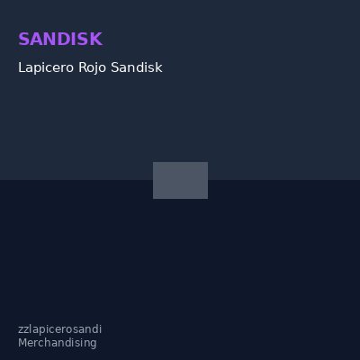 Lapicero Rojo Sandisk