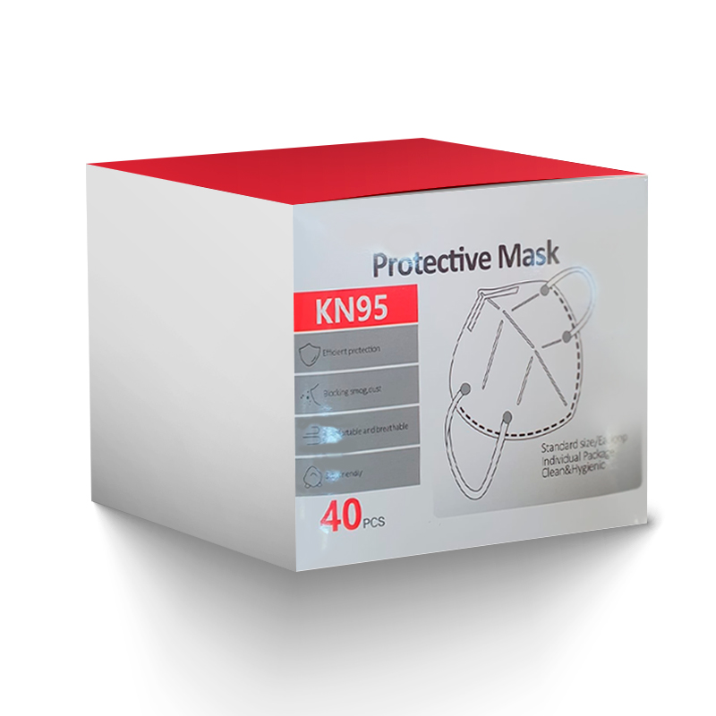 Mascarilla Protectora Kn95, Caja X 40 Unidades - Color Blancoeficiencia De Filtr